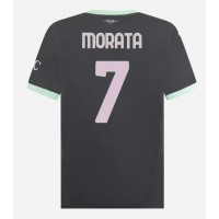 AC Milan Alvaro Morata #7 Fotballklær Tredjedrakt 2024-25 Kortermet